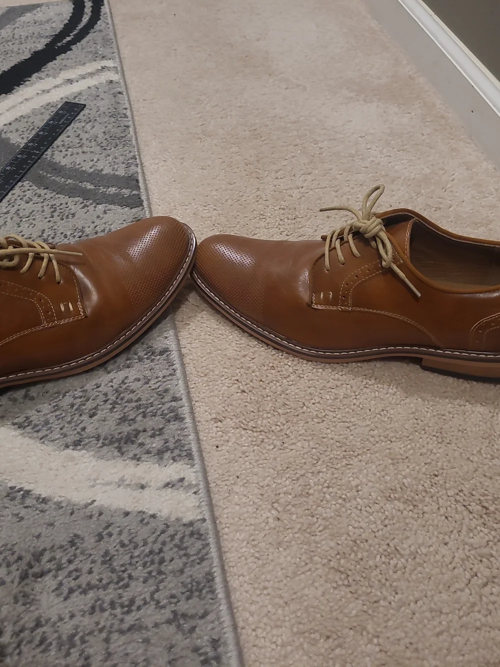 Madden Mens Alistin Oxford Shoes 10.5 Medium Brown